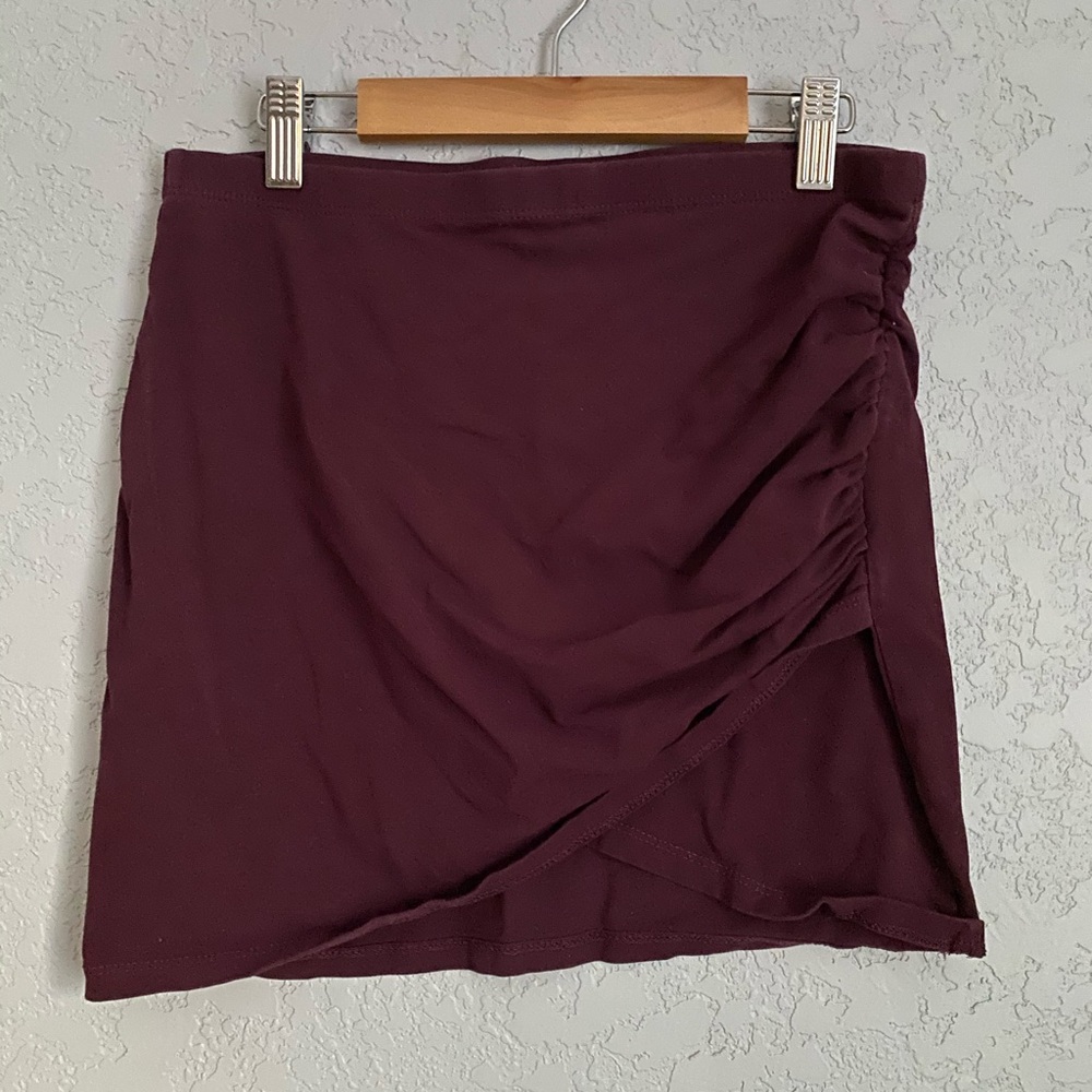 Maroon Skirt